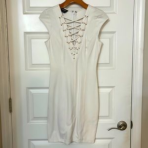 Bebe Criss Cross Tie Dress